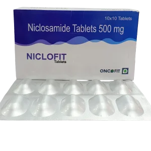 Niclofit 500 mg tablet (Niclosamide 500mg)